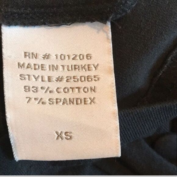 Soft Surroundings XS Black Wrap Top - Picture 6 of 7